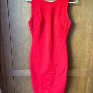 Lulus red bodycon dress small